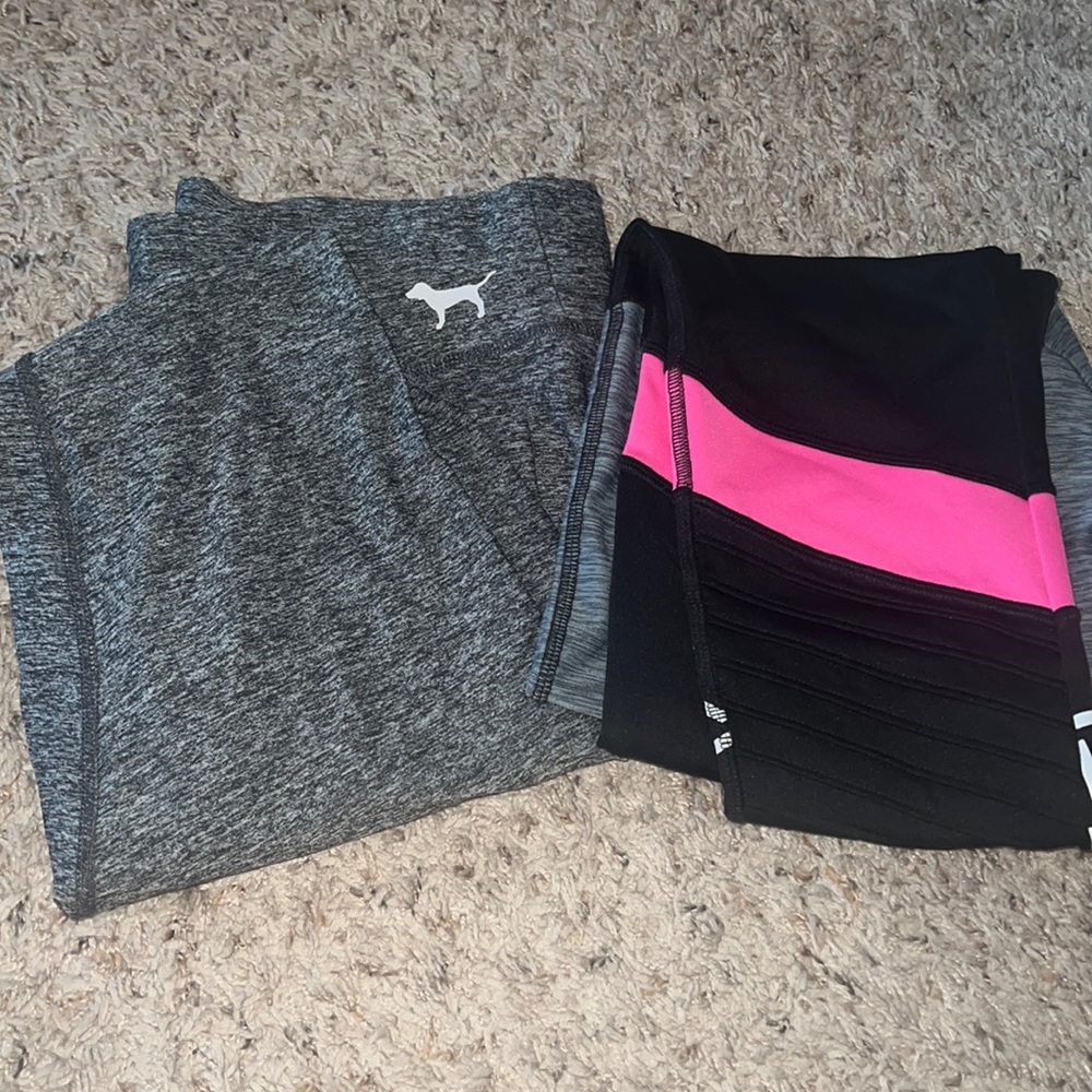 Bundle 2 size small Victoria Secret leggings